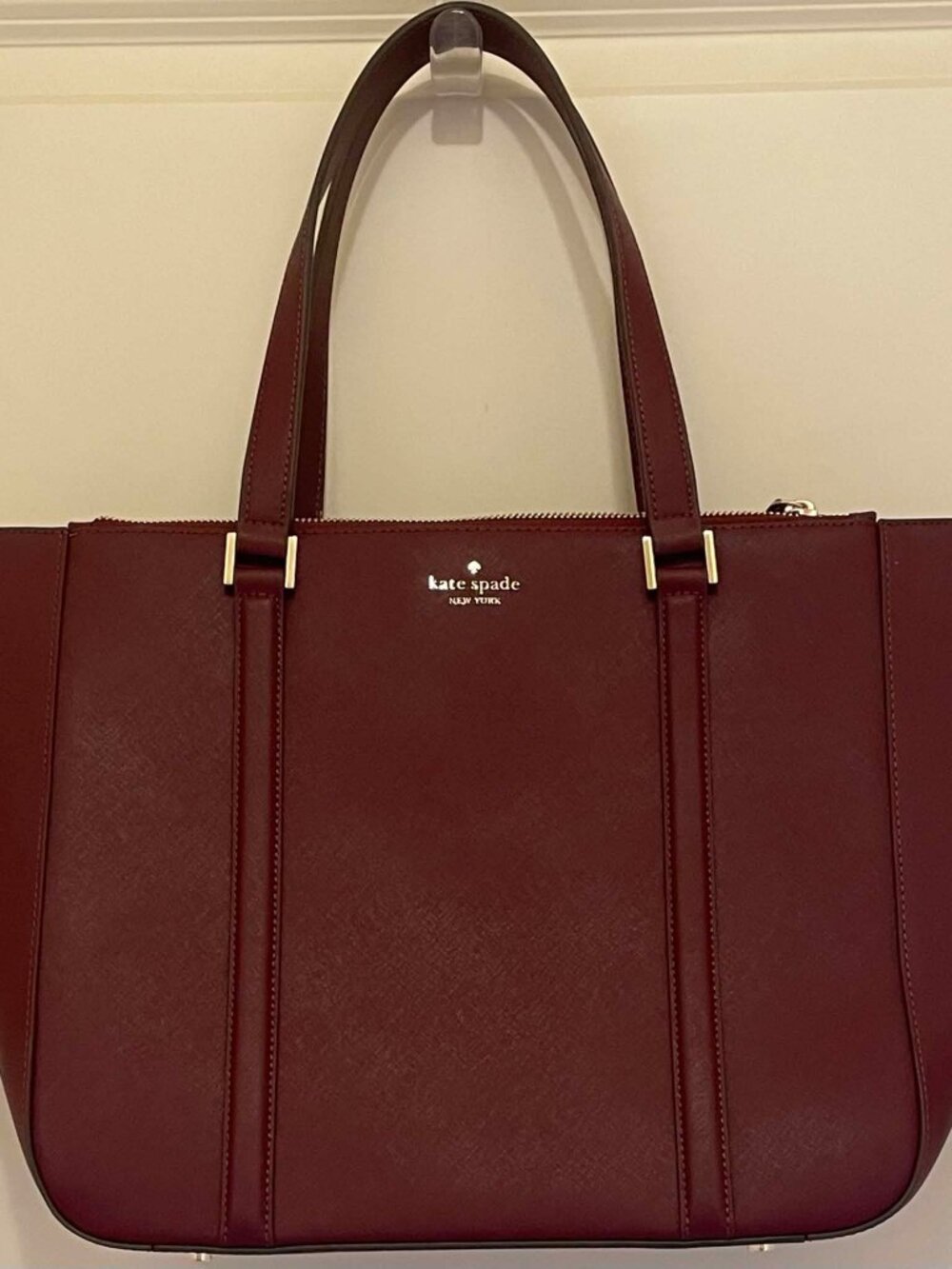 KATE SPADE Purse NEW Dark Merlot Handbag ($478 MSRP)